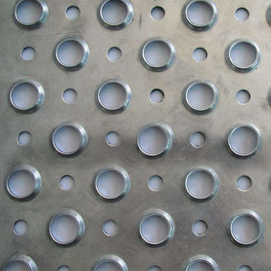 High definition Perforated Panels - Non-slip stainless steel perforated metal stair treads – Dongjie
