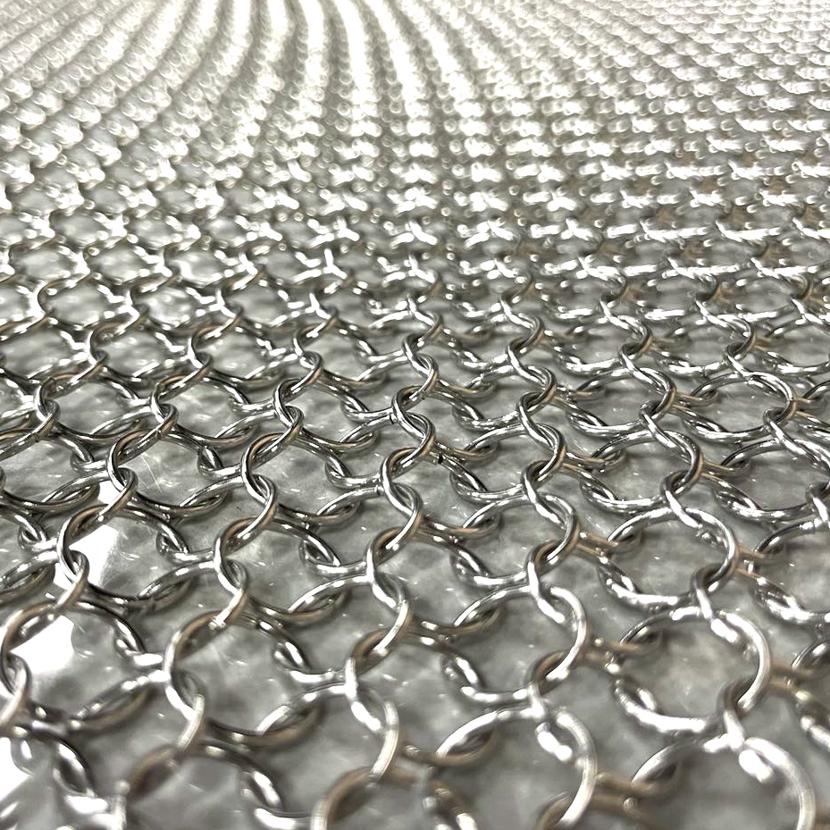 2019 Good Quality Decorative Mesh - Shopping Center 0.8x7mm Stainless Steel Ring Mesh – Dongjie