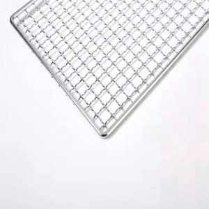 Crimped woven wire mesh bbq grill wire mesh for camping