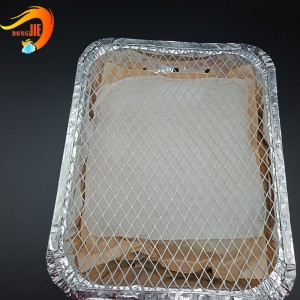 Expanded metal mesh non stick Bbq cooking mesh