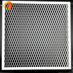 Fire-resistant stainless steel expanded metal mesh ceiling mesh