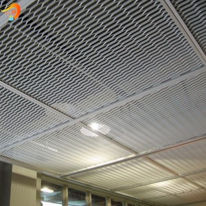 Customized expanded metal mesh aluminum alloy ceiling tiles