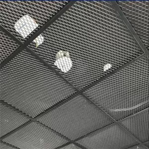 Galvanized steel diamond expanded metal mesh ceiling panels