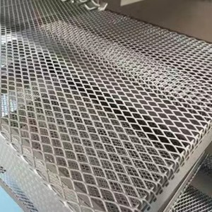 Customized Suspended Ceiling/Facade Cladding Decorative Aluminum Expanded Metal Mesh