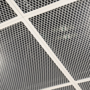 Aluminum mesh ceiling tiles expanded metal mesh