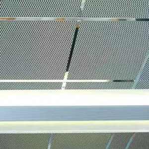 Panou metalic expandat din aluminiu artistic pentru placi de tavan
