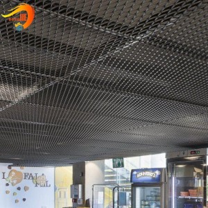 Mga Materyales sa Gusali Aluminum Expanded Metal Mesh Suspended Ceiling