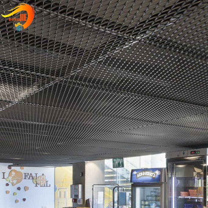 Reasonable price Decorative Expanded Metal - Building Materials Aluminum Expanded Metal Mesh Suspended Ceiling – Dongjie