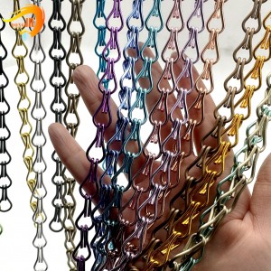 Factory Supply Decorative Metal Wire Mesh Chain Link Curtains