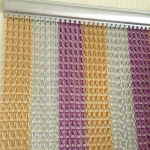 Double hook chain fly screen chain link metal chain curtains