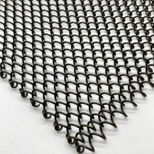 Indoor metal decorative mesh small chain link mesh for hanging screen