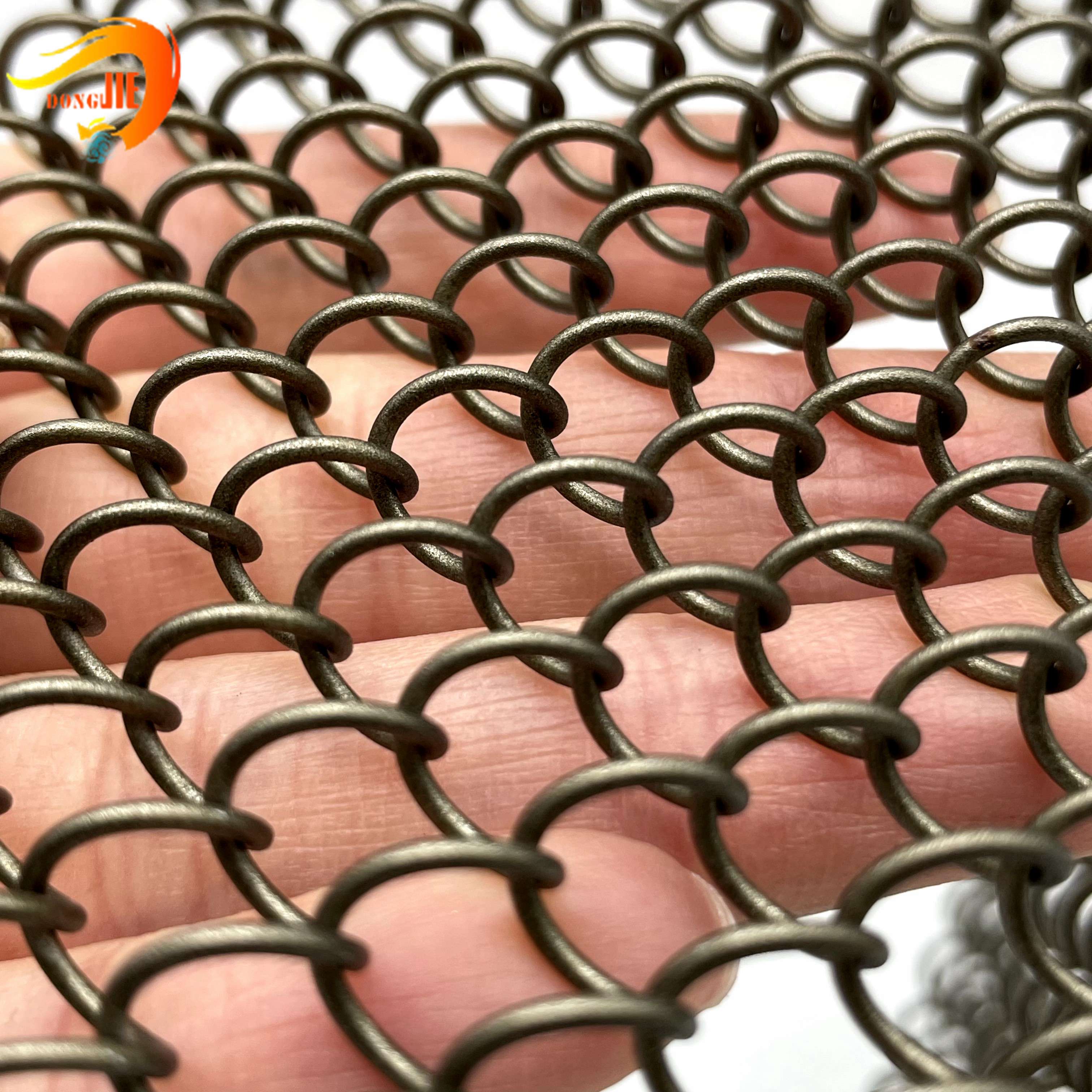 2019 High quality Wall Curtain Mesh - Restaurant decoration customized aluminum alloy chain link mesh – Dongjie