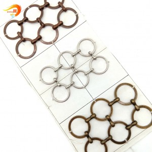 Decorative Metal Mesh Ring Mesh Curtain for hotel&office