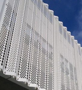 Building Facade Perforated Metal Sheet Metal Facade
