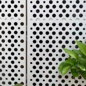 Punching Mesh Aluminum Perforated Panels for Decoration