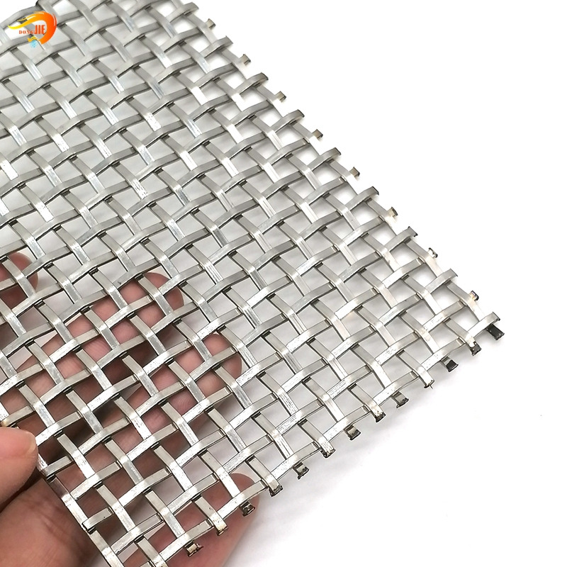 Stainless Steel Lat Wire Woven Antique Brass Sheet for Restaurant