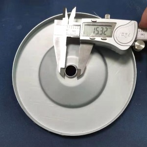 Brugerdefinerede fingeraftryksbestandige endestykker af metalplade til støvfilter