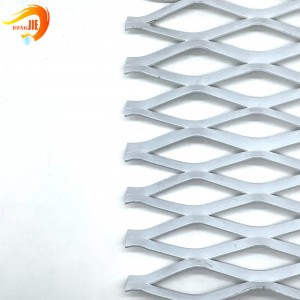 Dekorativt pulverlakkert aluminium med utvidet netting til villahagegjerder