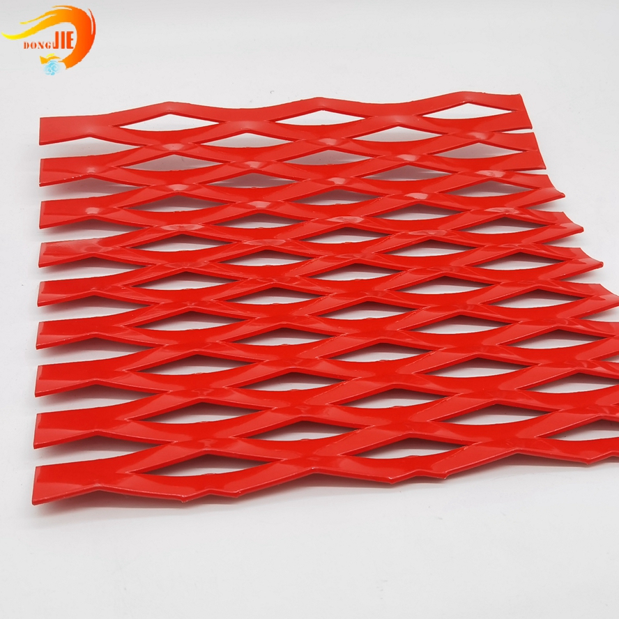 OEM manufacturer Grill Mesh For Bbq - Aluminum diamond-shaped holes expanded mesh curtain wall – Dongjie