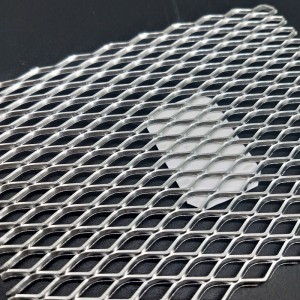 Malla de diamante de malla metálica expandida galvanizada de 0,6-1,2 mm de espesor