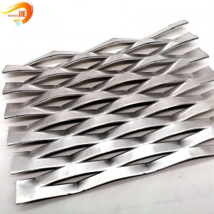 Sunkus išlygintas aliuminio užuolaidų išplėstinis metalinis užuolaidų tinklelis