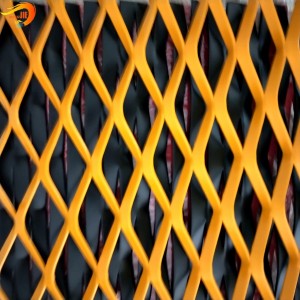 Ral farvebelægning Diamond Mesh udvidet metal leverandør til gangbro hegn