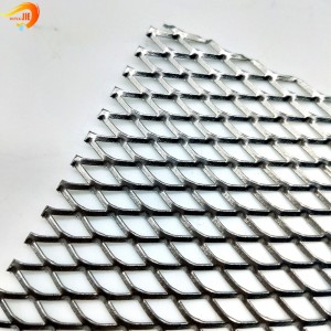 Aluminum galvanized sheet Perde Wall Cladding Expanded Wire Mesh