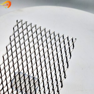 Stainless Steel Diamond Wire Mesh Raised Expanded Metal
