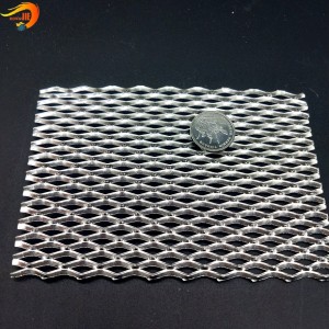 Nerūdijančio plieno deimantinis vielos tinklelis, pakeltas išplėstinis metalas