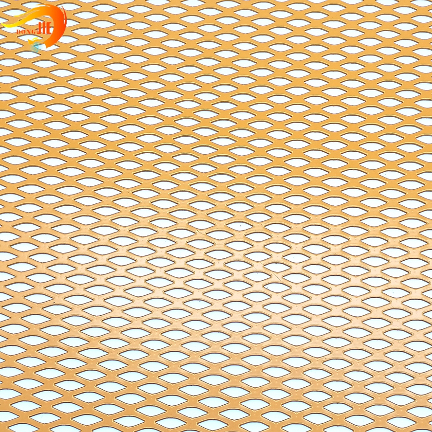 Excellent quality Heavy Duty Expanded Metal - Colorful Metal Ceiling Decoration Expandable Wire Mesh – Dongjie