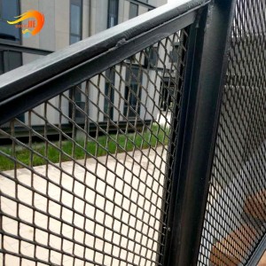 Decorative Aluminium Expanded / Galvanized Expanded Metal Fence Mesh