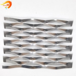 Wall Cladding Aluminum Curtain Wall for Expanded Metal mesh