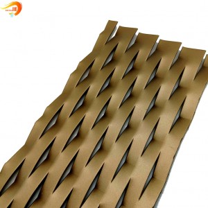 Ral Color Coating Diamond Mesh Expanded Metal Supplier