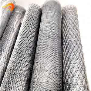 Wall reinforcement stainless steel diamond-shaped steel plate plastering net