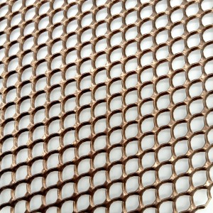Factory wholesale Flattened Expanded Metal - Custom Expanded Metal Wire Mesh for Laminated Glass – Dongjie