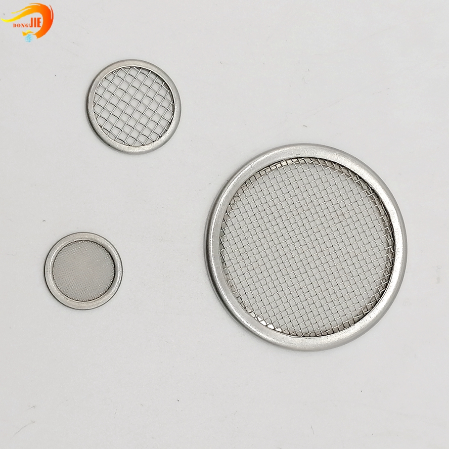 Factory Cheap Hot Steel Mesh Filter - Coffee Pot Stainless steel edged filter mesh – Dongjie detail pictures