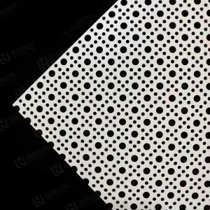 Fireproof Perforated Metal Aluminum Wall Cladding for Curtain Wall Decoration