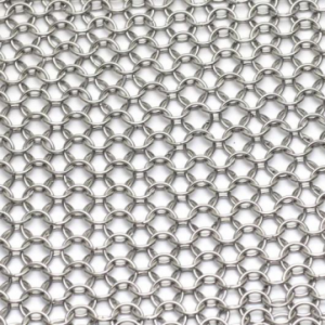 Фабричка директна шарена мрежеста завеса од прстен од легура на алуминиум