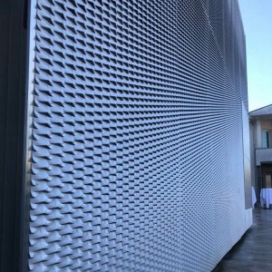 Facade panels exterior wall cladding aluminium expanded metal facade panels