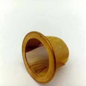 Brass wire filter mesh caps for smoke filtration