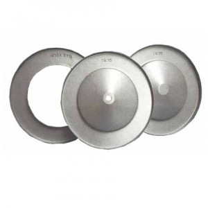 Høykvalitets metallgalvaniserte runde filterendestykker fra Kina