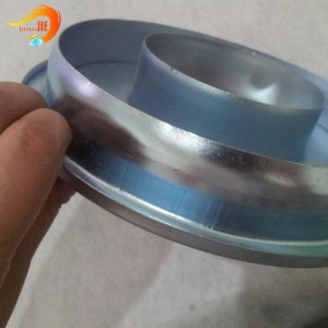 Tapas metálicas redondas de aceiro inoxidable para filtros de aire