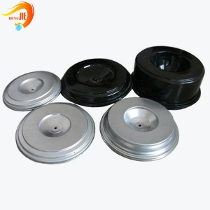 Galvanized sheet punching forming end cap cover for air filter