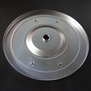 Galvanized steel metal custom filter end cover