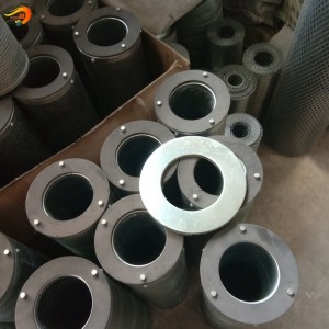 Open Round End Cap Tri Bolt Holes Filter End Caps for Dust Collector Active Carbon Cylinder