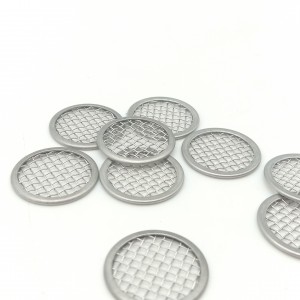 Small stainless steel round filter screen filter disc