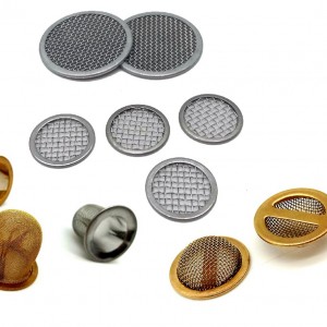 Corrosion-resistant stainless steel seamless edge filter cap