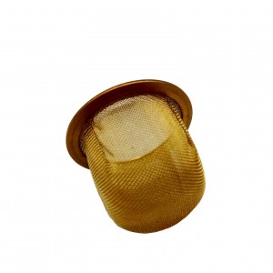 Crépine incurvée d'écran de forme de dôme de chapeau de filtre de grillage en laiton