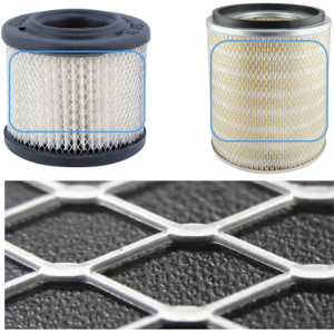 Galvanized diamond expanded metal mesh for air filter