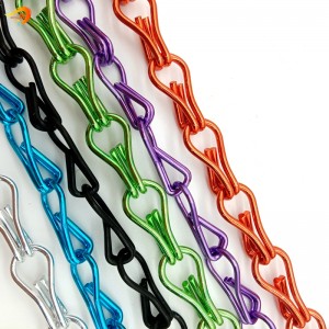 Fast delivery Aluminium Chain Curtain - Decorative Aluminium Chain Strip Metal Chain Link Door Blind Curtain – Dongjie